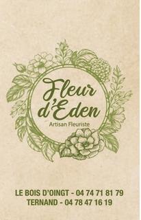 Carte de visite fleur d eden molto
